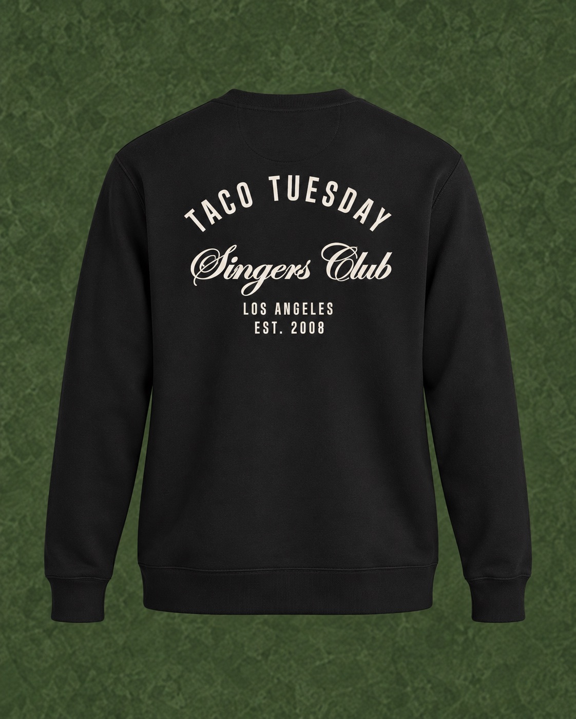 Singers Club Crewneck, back